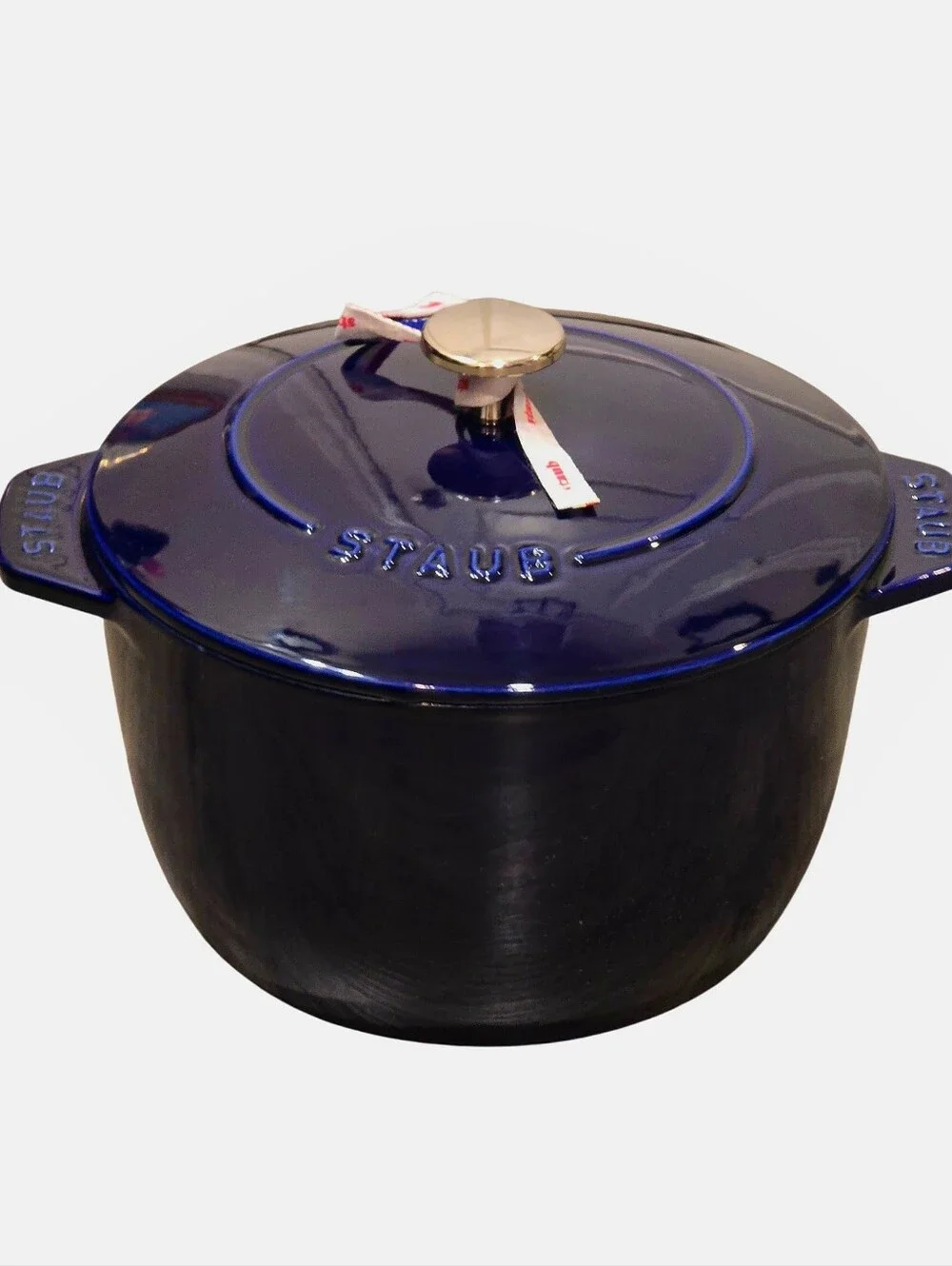 Staub Cocotte Chistera Drop Structure Enameled Cast Iron 3.25 Dutch Oven w/Lid